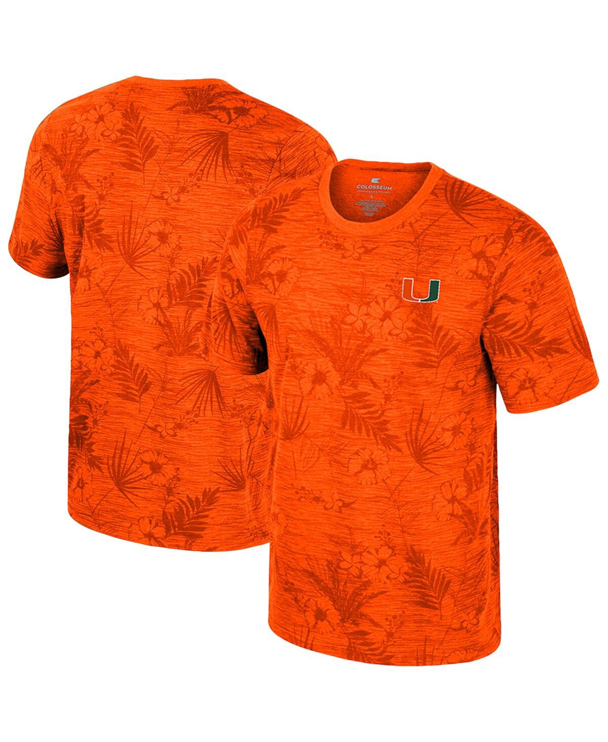 Colosseum Big Boys And Girlsâ Orange Miami Hurricanes Fern T-shirt In Orange