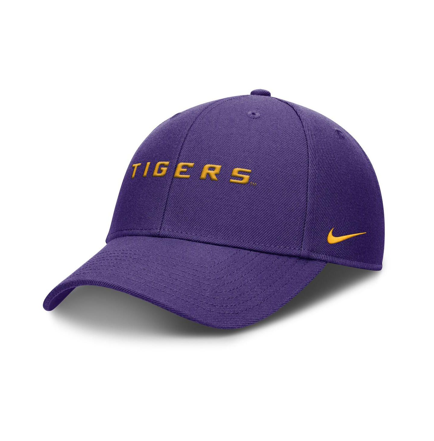 Мужская кепка Nike Purple LSU Tigers 2025 On-Field Rise Performance Adjustable Hat — фото 1