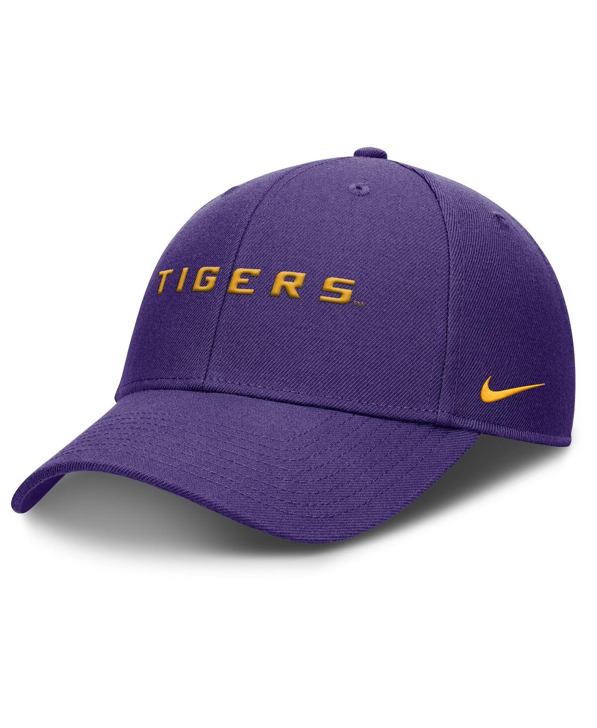Men's Purple Lsu Tigers 2025 On-Field Rise Performance Adjustable Hat - Purple