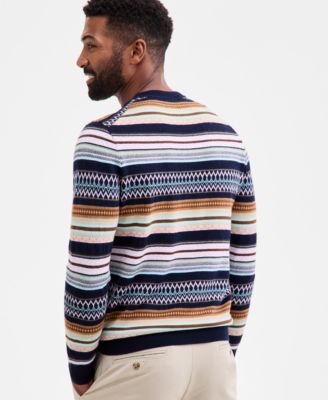 Men's Cameron Fair Isle Crewneck Sweater, Macy's Exclusive