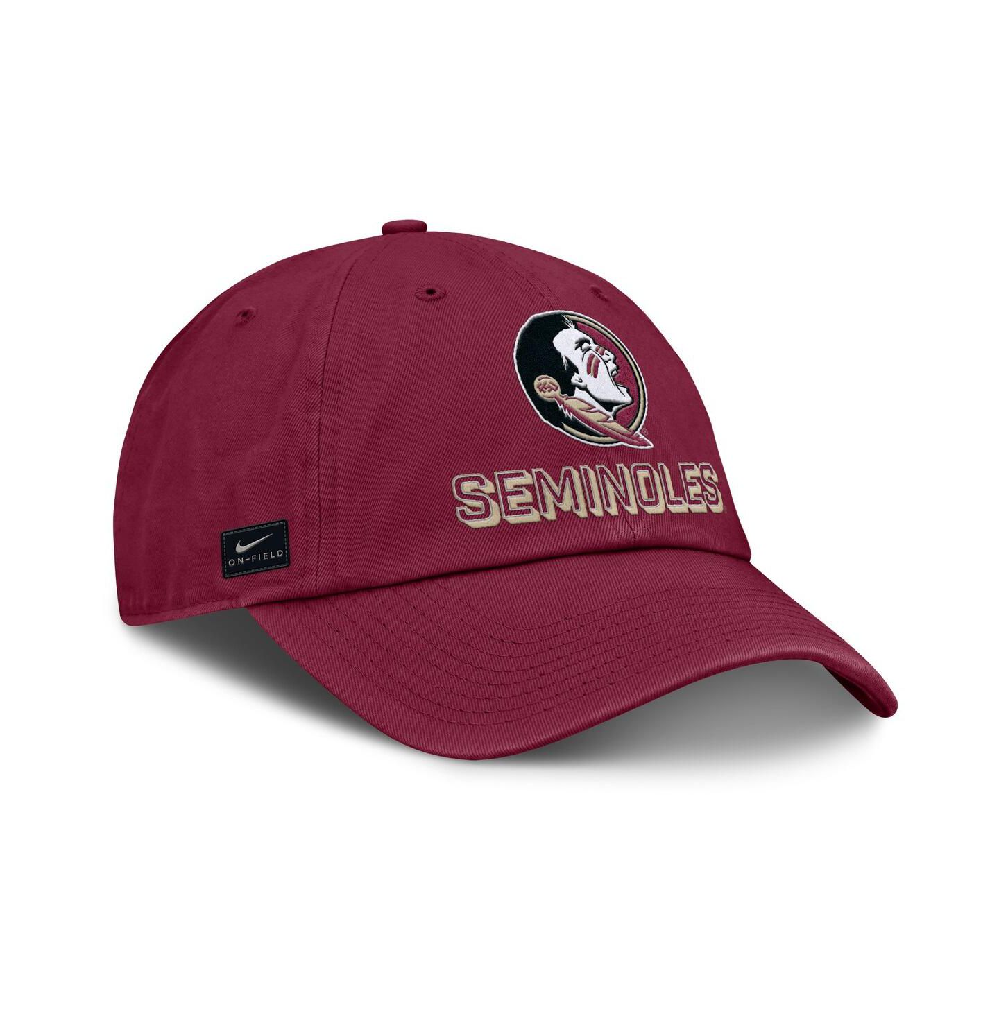 Мужская кепка Nike Garnet Florida State Seminoles 2025 On-Field Club Adjustable Hat — фото 3