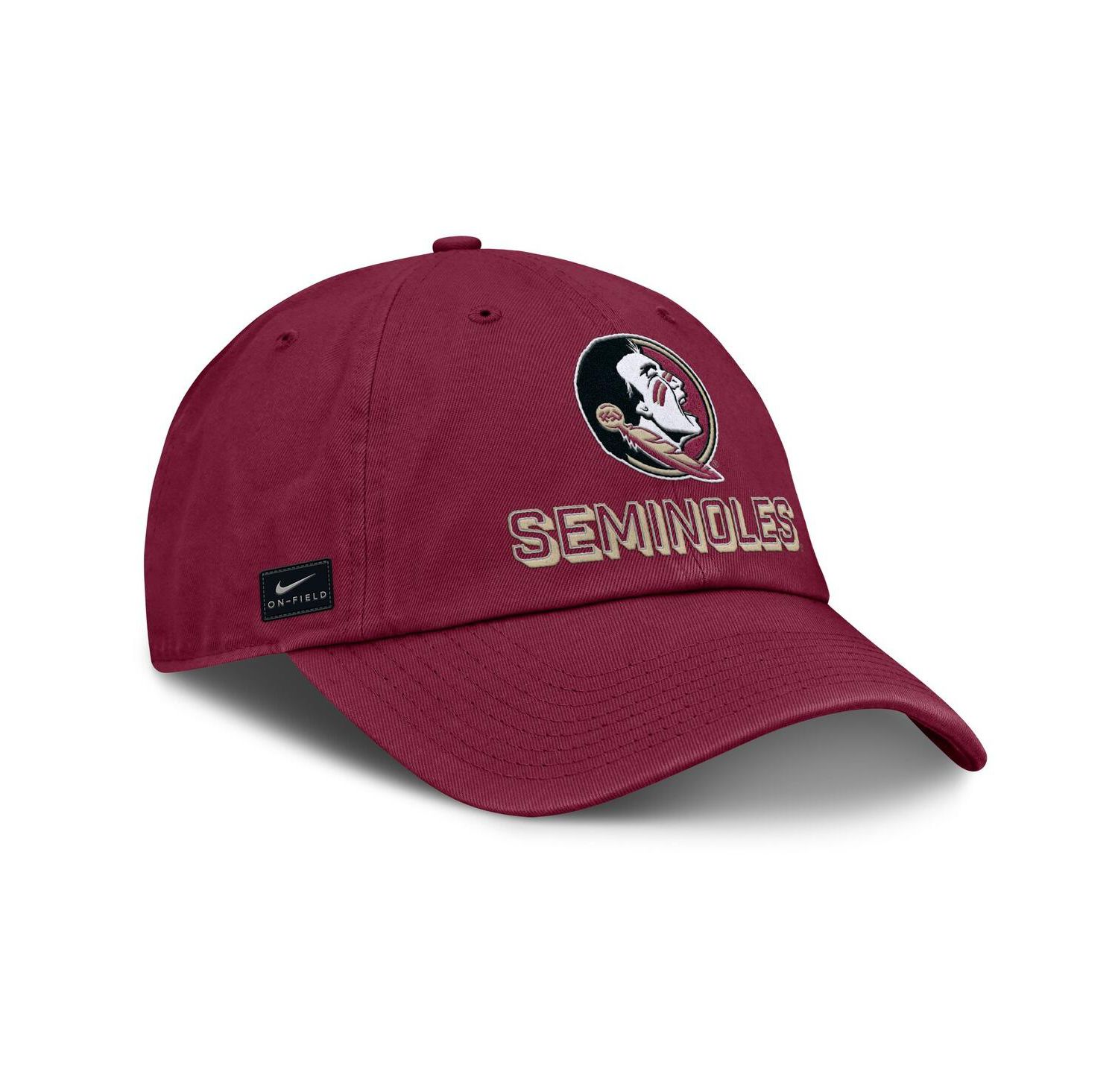 Men's Garnet Florida State Seminoles 2025 On-Field Club Adjustable Hat