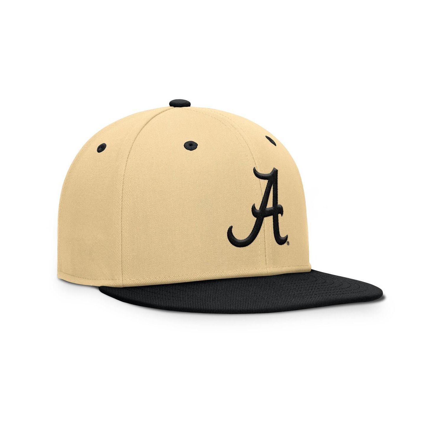 Men's Gold/Black Alabama Crimson Tide Balance Fitted Hat