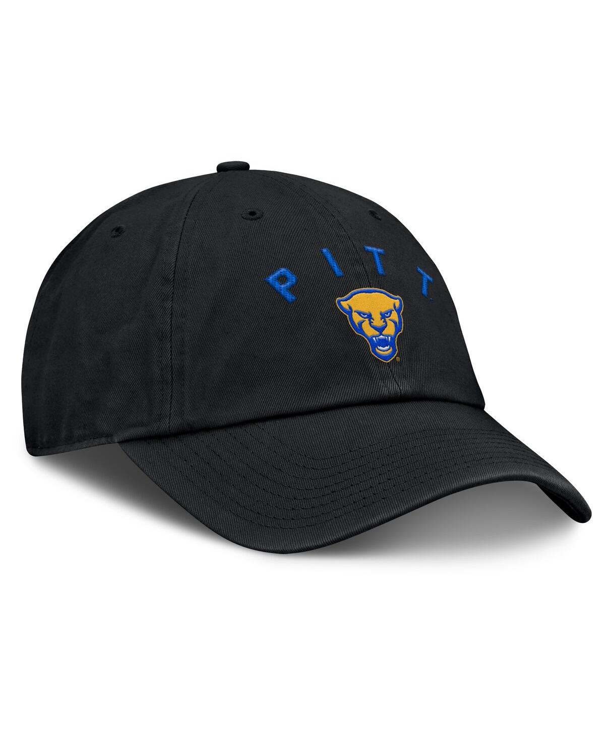 Fanatics Men's Black Pitt Panthers Myth Adjustable Hat In Black