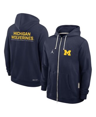 Jordan - Men's Maize Michigan Wolverines 2025 Sideline Performance Full-Zip Hoodie