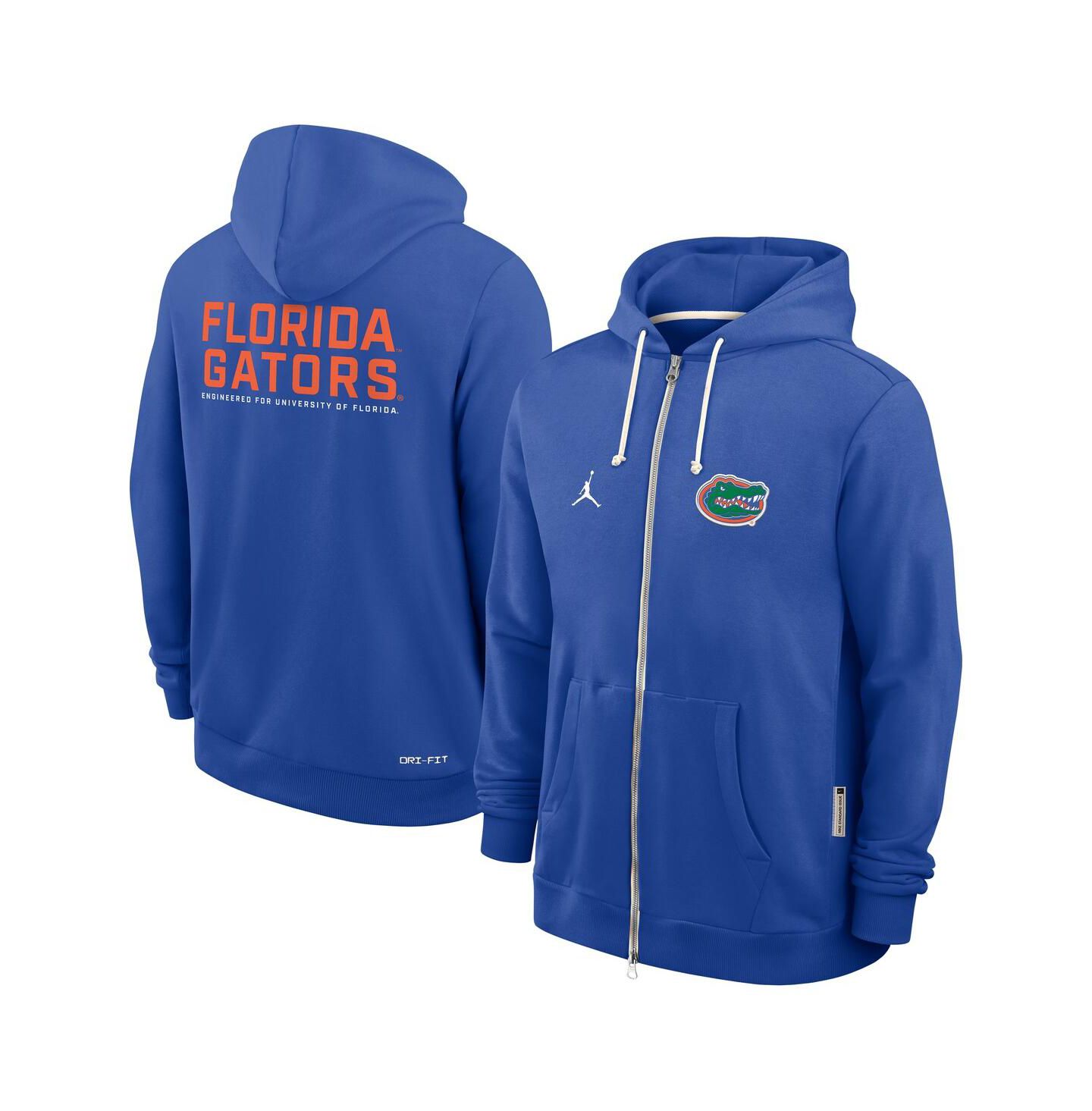 Мужское худи Jordan Royal Florida Gators 2025 Sideline Performance Full-Zip — фото 1