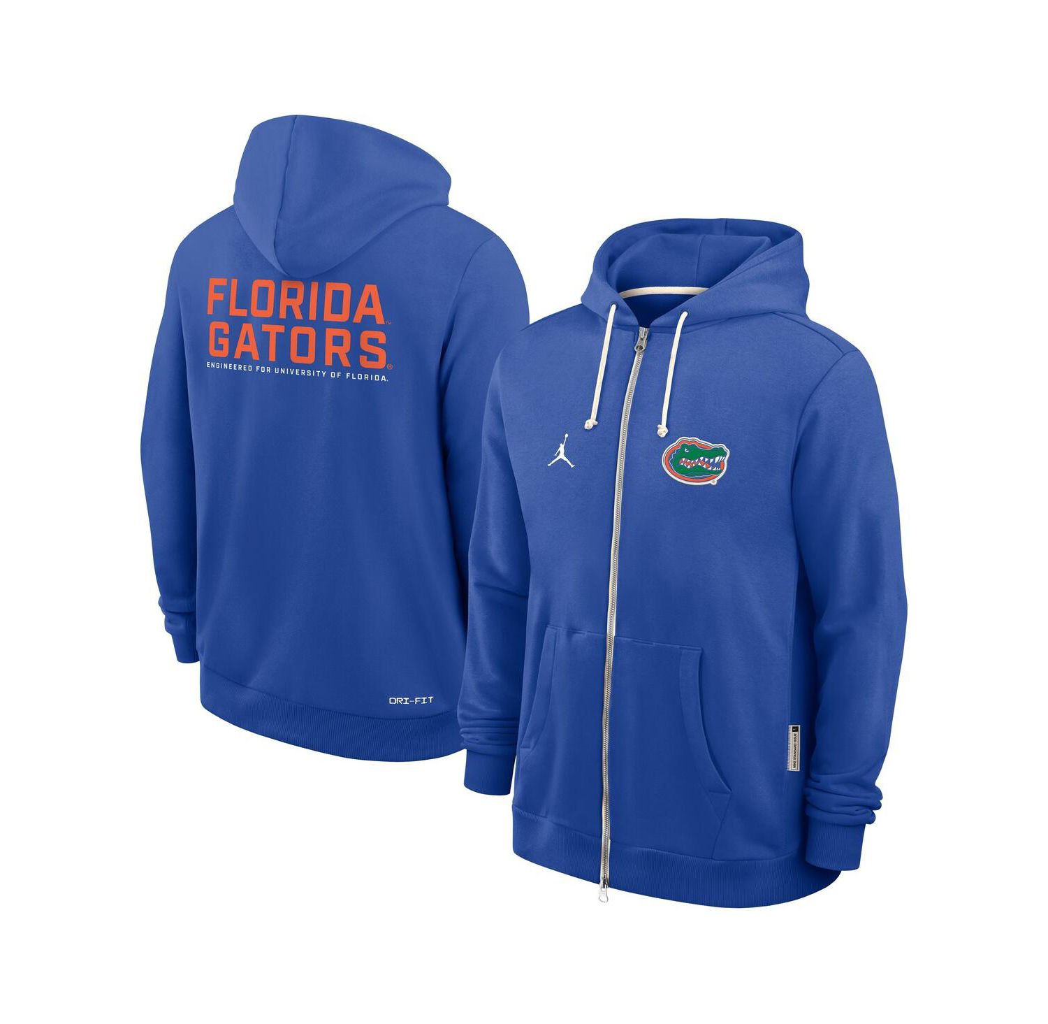 Men's Royal Florida Gators 2025 Sideline Performance Full-Zip Hoodie