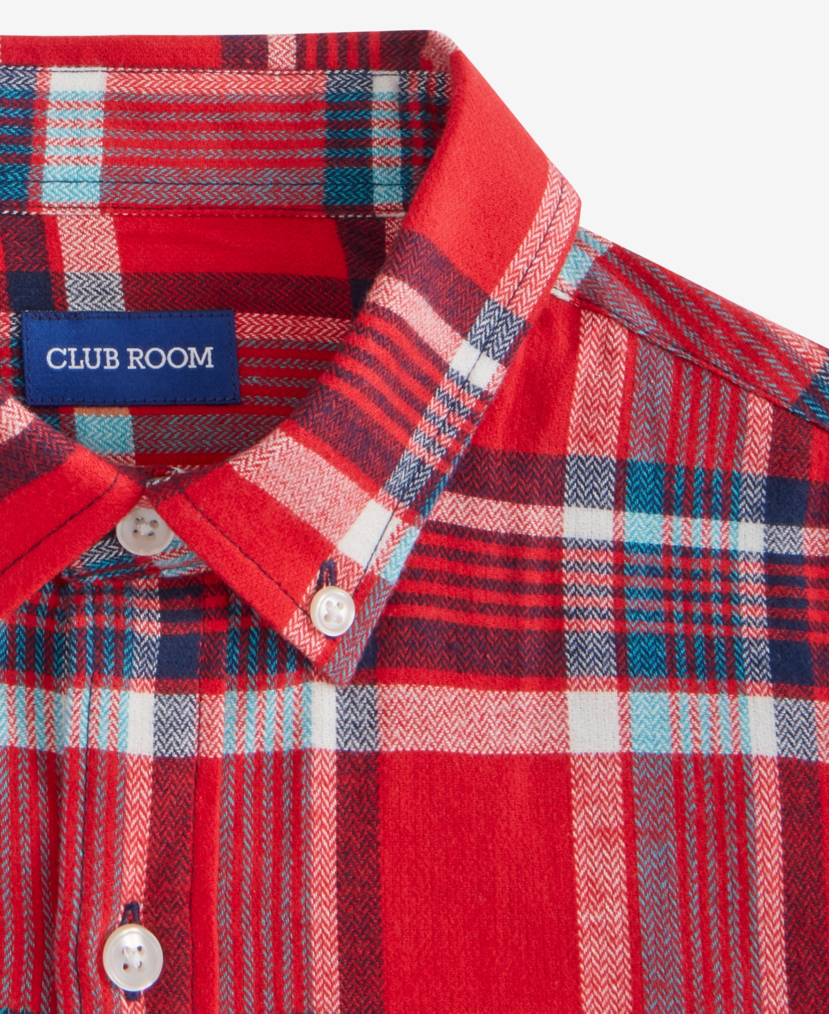 Club Room Men's Plaid Button-down Flannel Shirt, Macy's Exclusive In Multi
