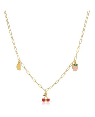 Enamel Treasure Necklace - Sweet