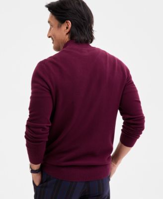 Men's Quarter-Zip Sweater, Macy's Exclusive