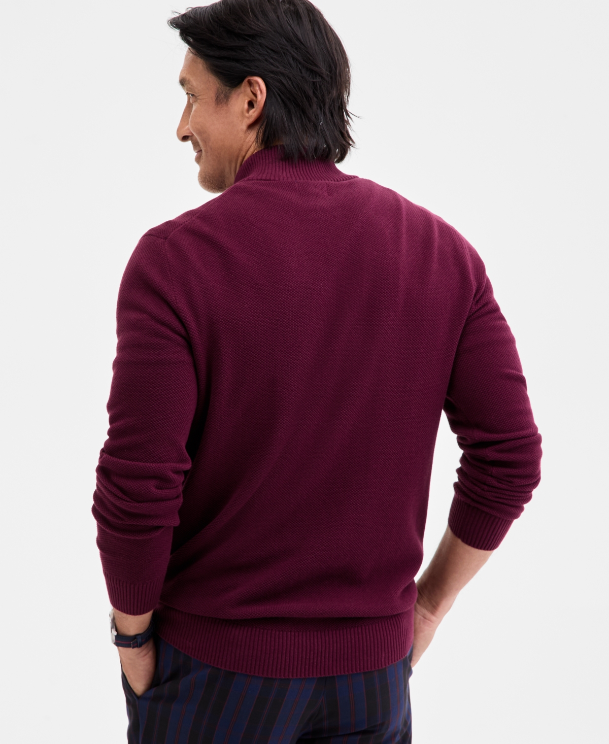 Club Room Men's Quarter-Zip Sweater, Macy's Exclusive