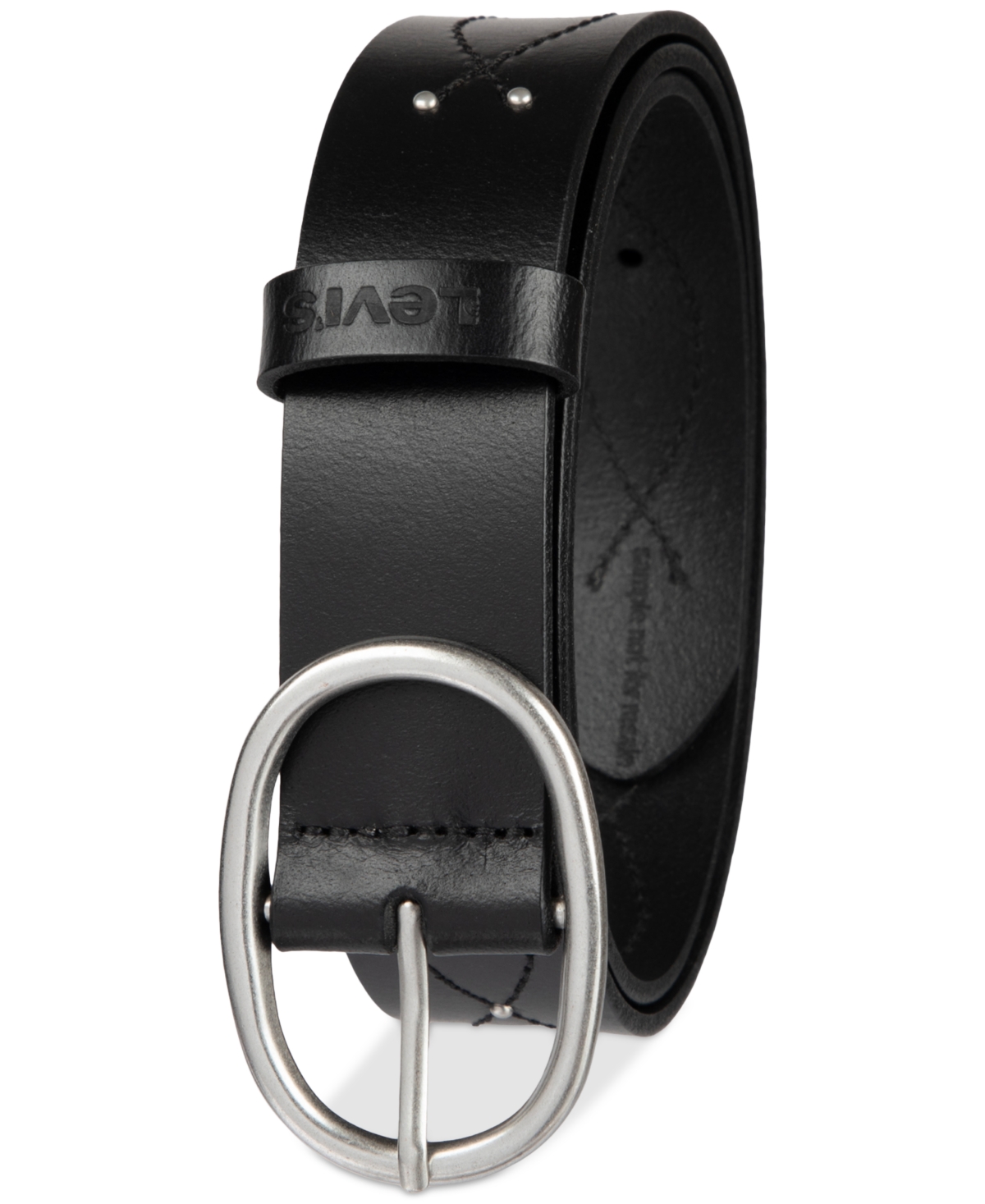 Levi's Western Stitched & Studded Leather Belt