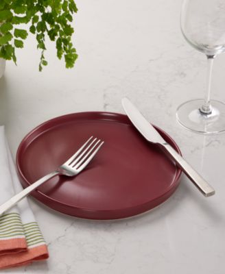 Aaden Matte Berry Salad Plate, Macy's Exclusive
