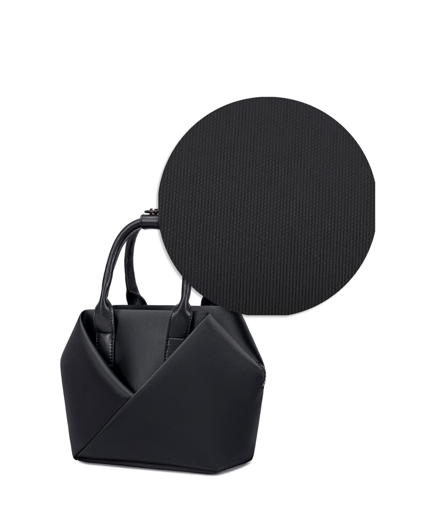 Женская сумка Lux & Nyx Small Origami Crossbody Tote and Handbag For Women, цвет: Чёрный — фото 4