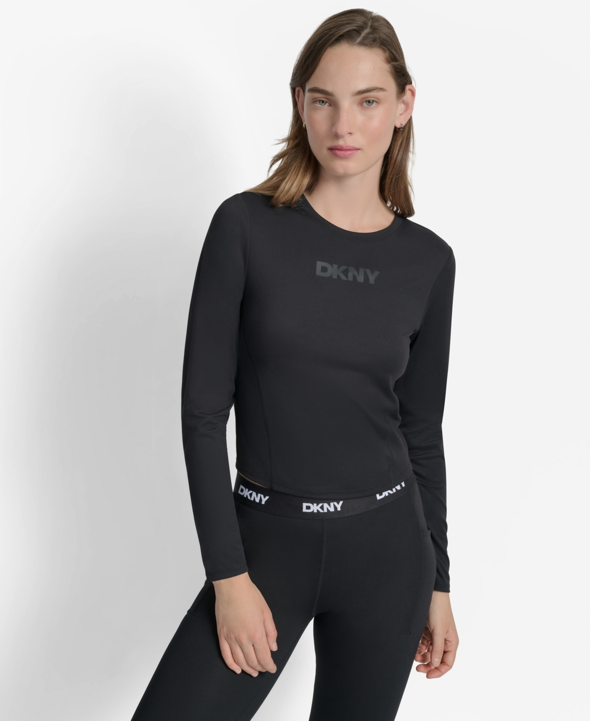 Women's Long Sleeve Balance Compression Top - Black