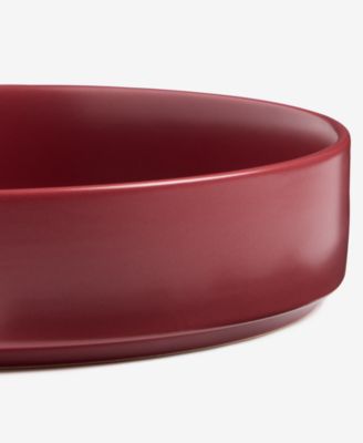 Aaden Matte Berry Dinner Bowl, Macy's Exclusive