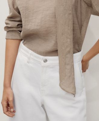 Women's Straight-Fit Denim Bermuda Shorts