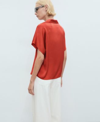 Women's Short Sleeve Fluid Shirt