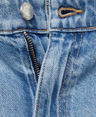 Women's Wide Leg Pleated Jeans