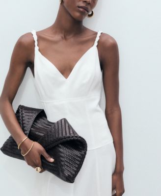 Women's V-Neckline Long Dress