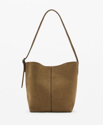 Women's Leather Bucket Bag