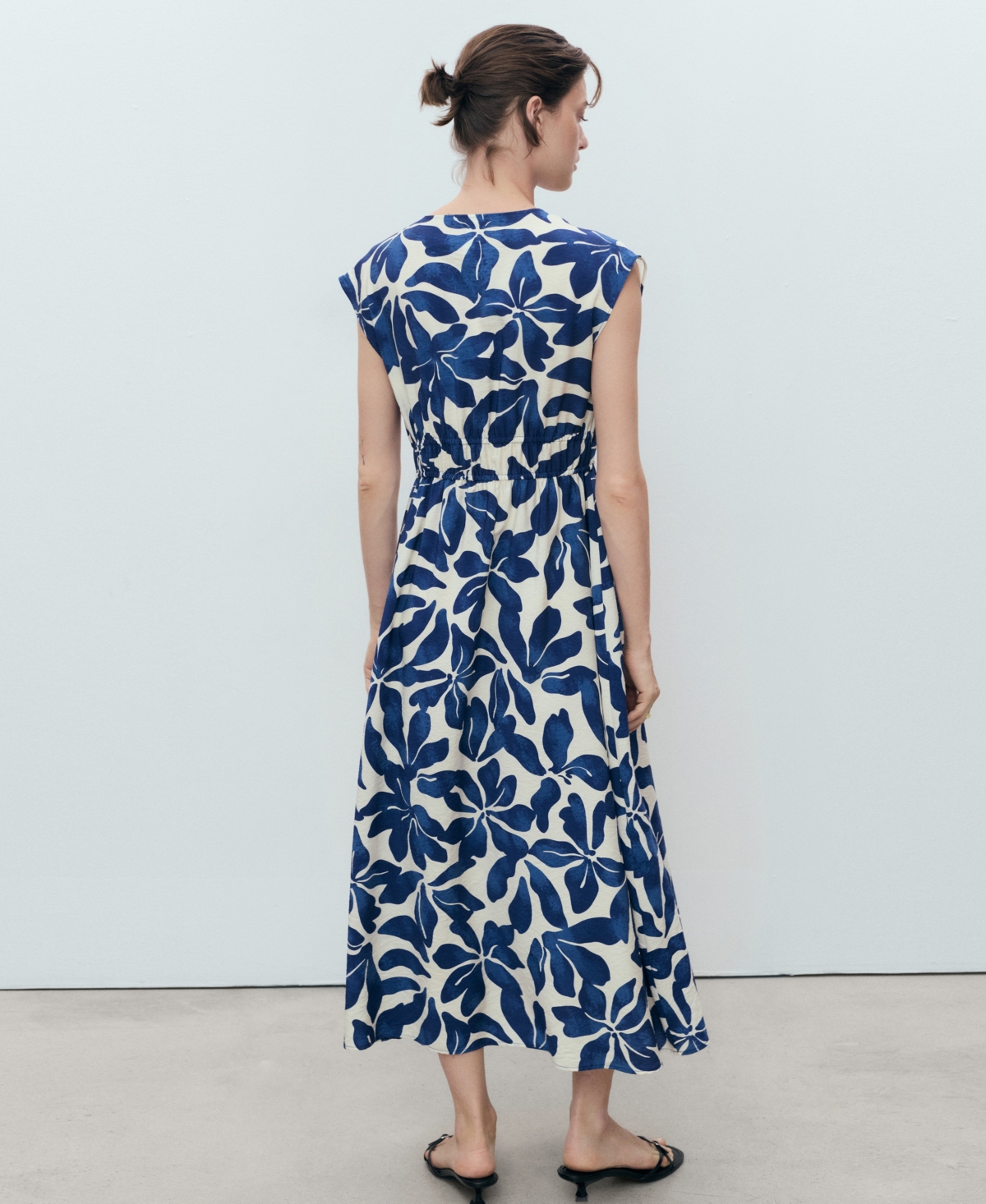 Mango Women's Long Printed Dress