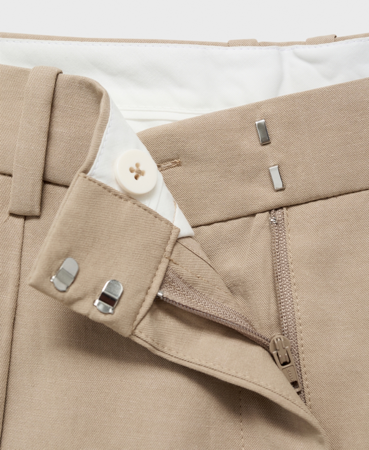 Mango Women's Linen-blend Balloon Pants In Brown