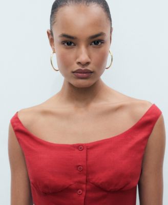 Women's Buttoned Midi Dress