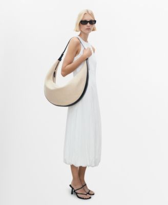 Women's Balloon Effect Long Dress