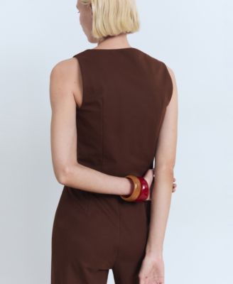 Women's Buttons Cotton Top