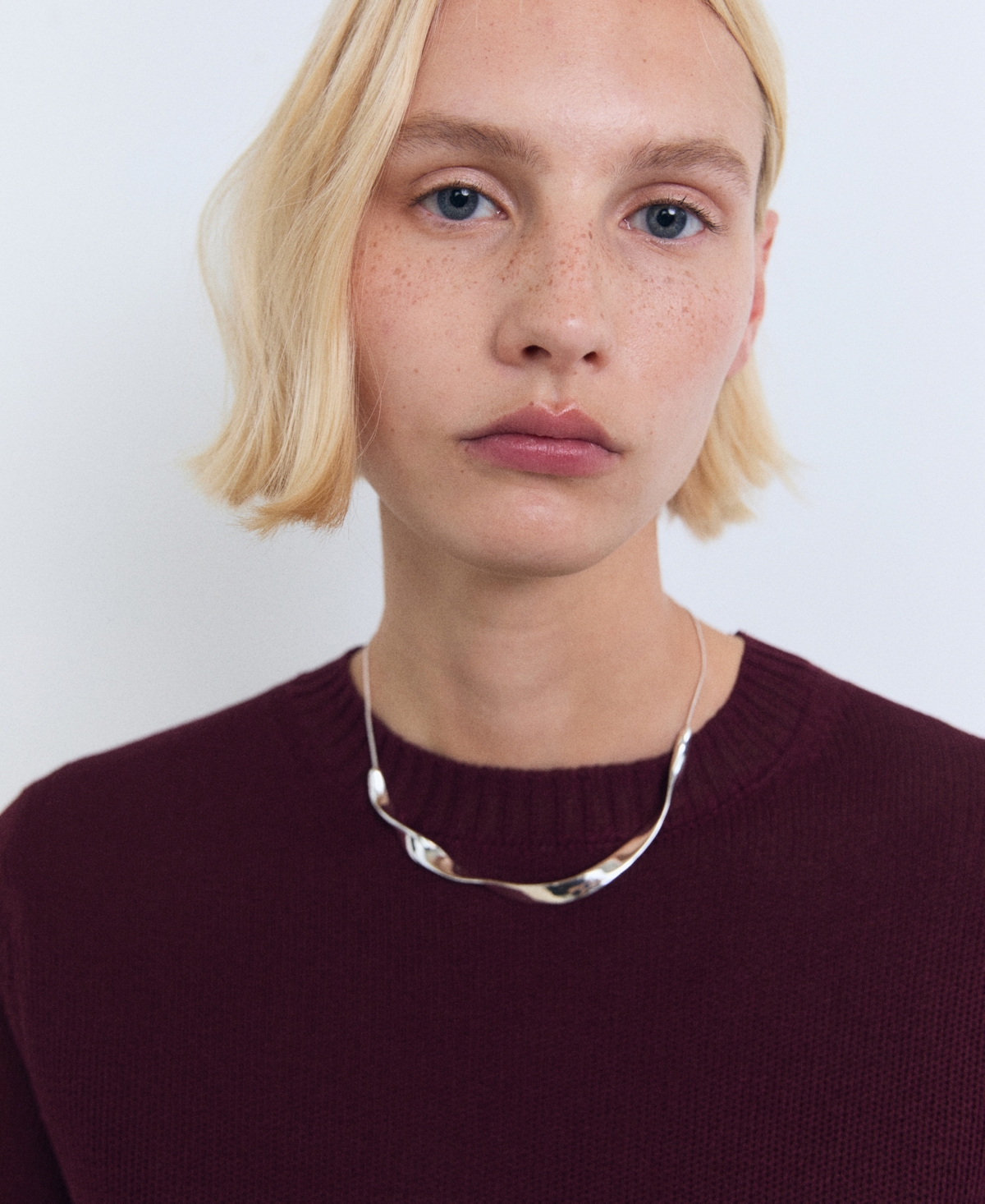 Mango Women's Short-Sleeved Crop Sweater