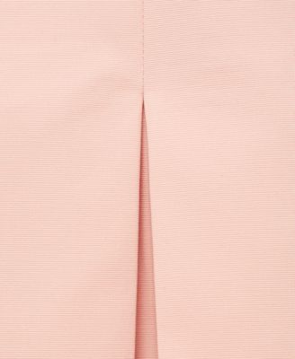 Women's Pleat Detail Cotton Midi Skirt