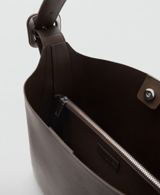 Women's Buckle Shopper Bag