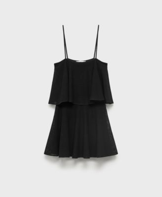 Women's Ruffle Knit Dress
