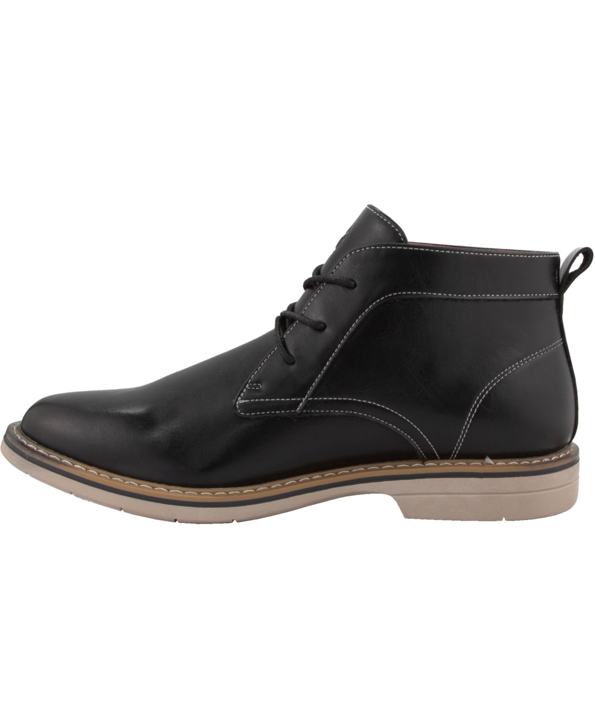 Deer Stags Garfield Plain Toe Chukka Boot In Black