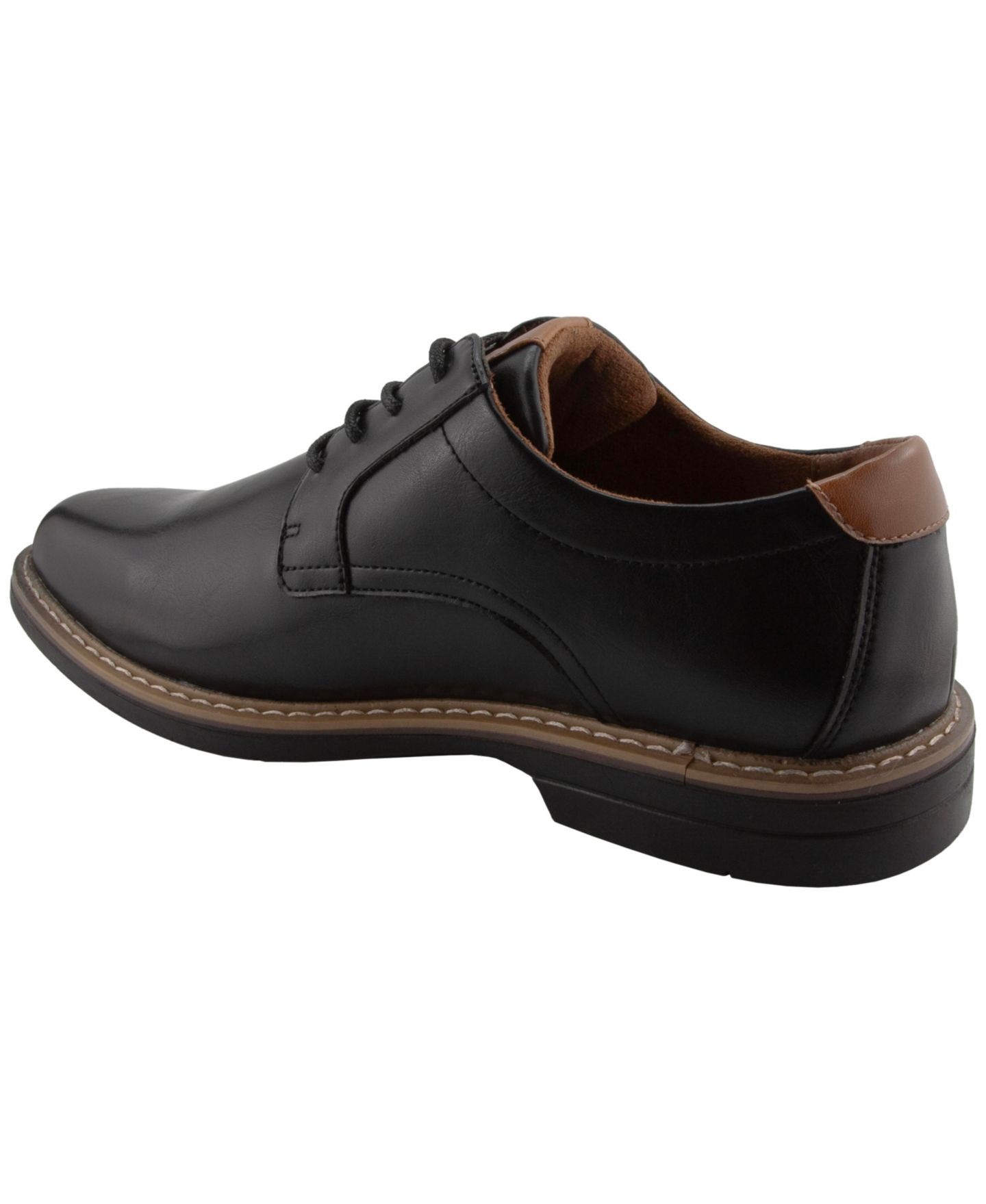 Deer Stags Men's Belmont Comfort Lace Up Dress Oxford, цвет: Чёрный — фото 7