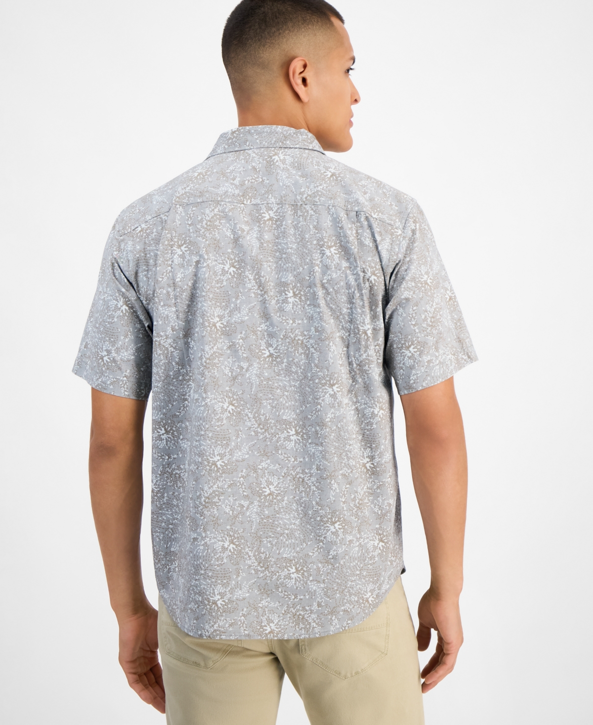 Tommy Bahama Men's Tropical Twilight Cotton Chambray Shirt