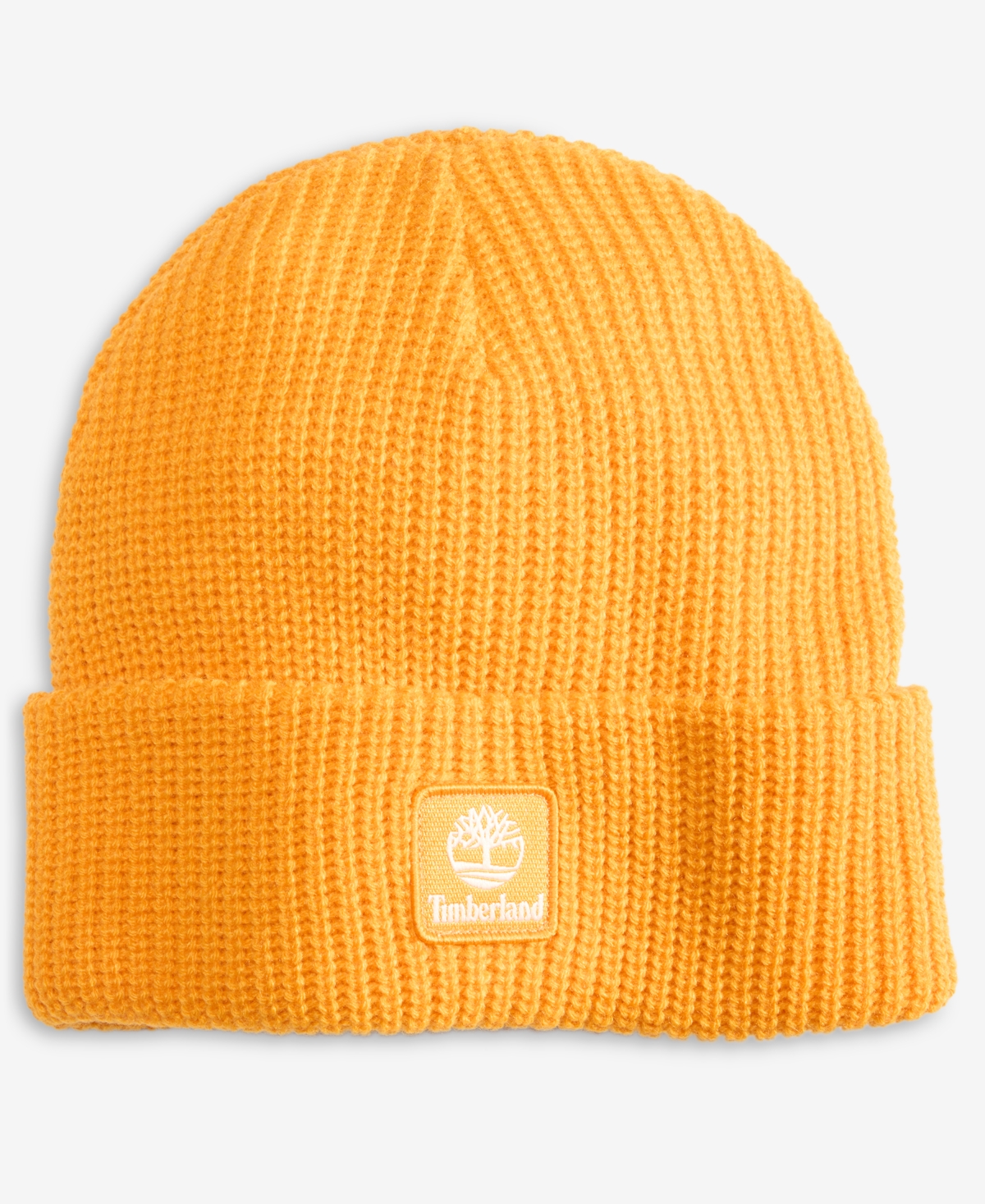 Timberland Men's Logo Cuff Fisherman Beanie In Yellow