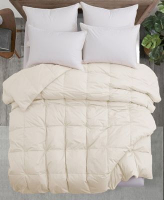Cotton Goose Down Feather Fiber Comforter, California King