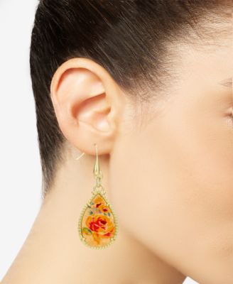 Aegean Blooms Teardrop Earrings