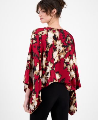 Women's Boat-Neck Dolman-Sleeve Top