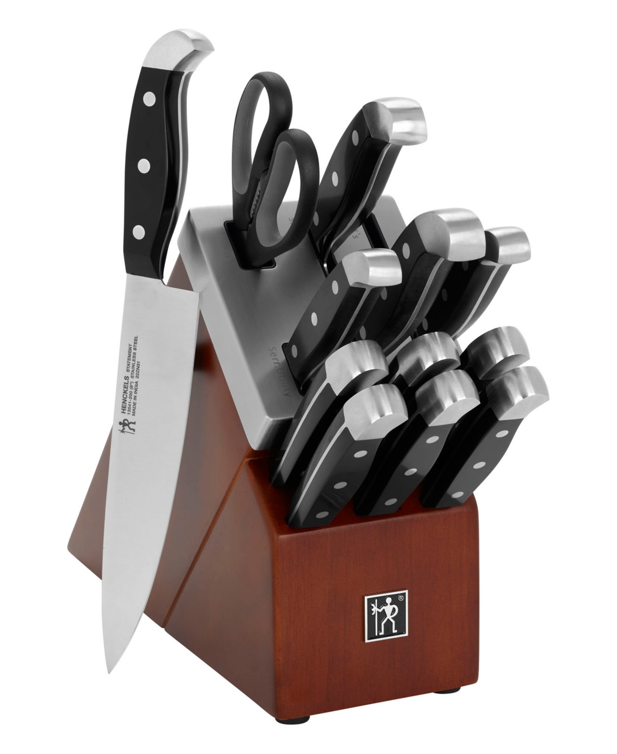 Henckels Stainless Steel 13-pc. Self Sharpening Knife Block Set