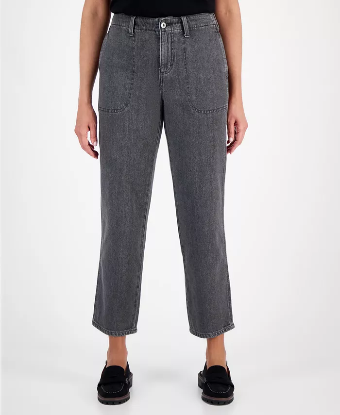 Women's Mid-Rise Relaxed Straight-Leg Jeans - thumbnail 2