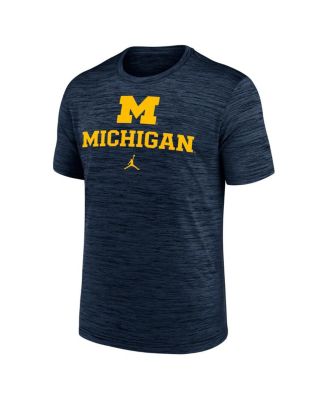 Men's Navy Michigan Wolverines Primetime Velocity T-Shirt