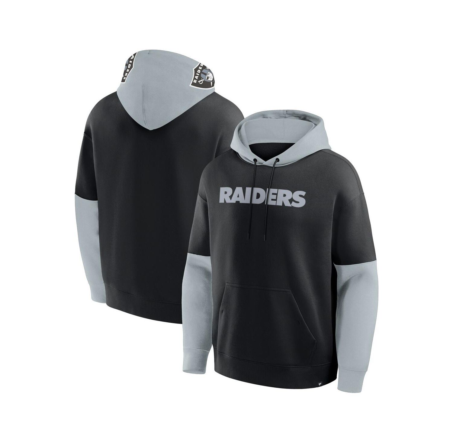 Men's Black Las Vegas Raiders Helmet Pullover Hoodie