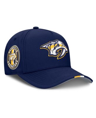 Men's Navy Nashville Predators 2025 NHL Draft Authentic Pro On-Stage Podium A-Frame Adjustable Hat