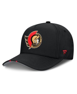 Men's Black Ottawa Senators 2025 NHL Draft Authentic Pro On-Stage Podium A-Frame Adjustable Hat