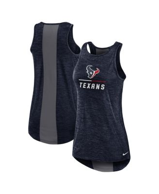 Nike - Women's Navy Houston Texans High Neck Performance Tank Top