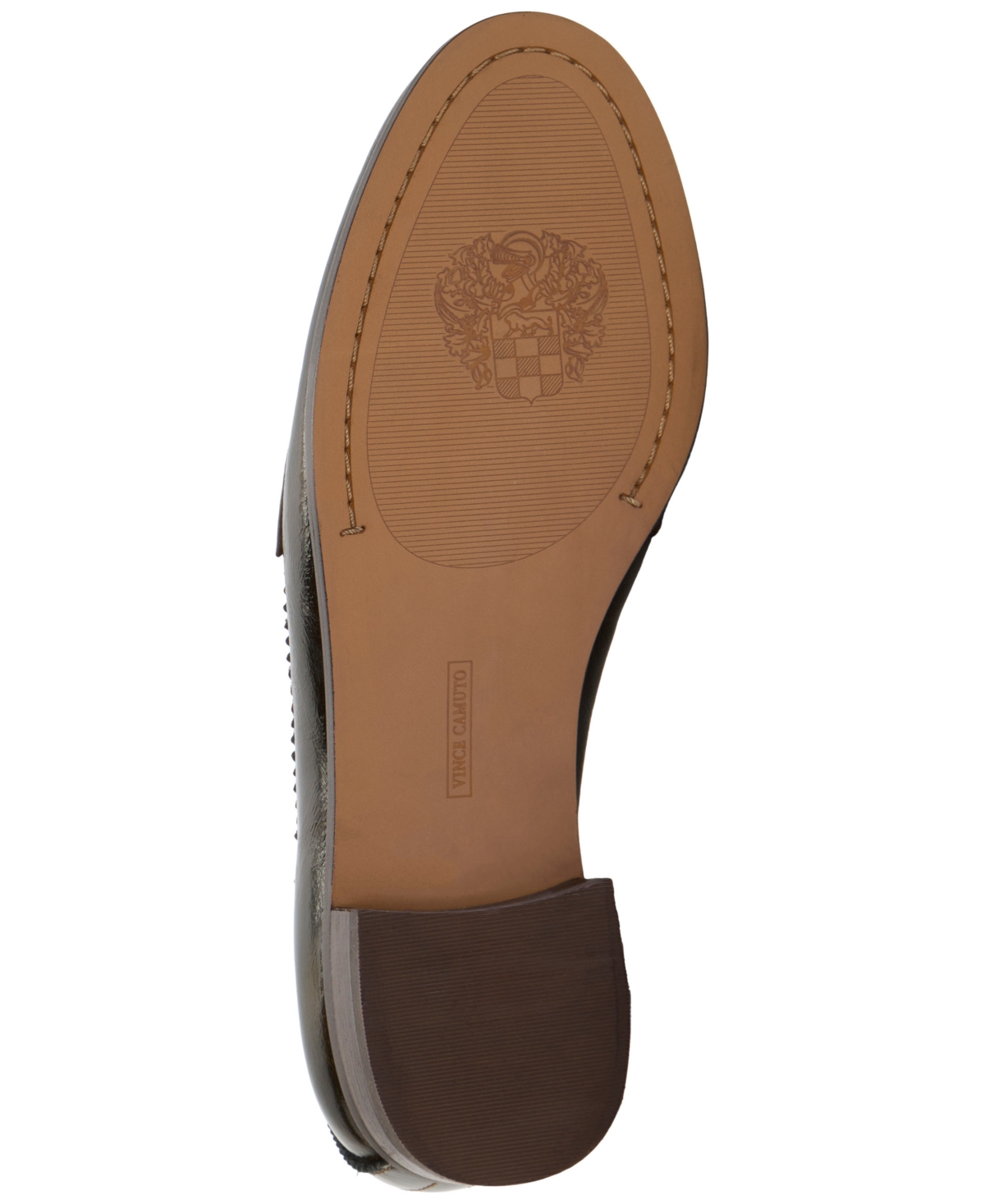 Vince Camuto Camdyn Studded Penny Loafer In Brown