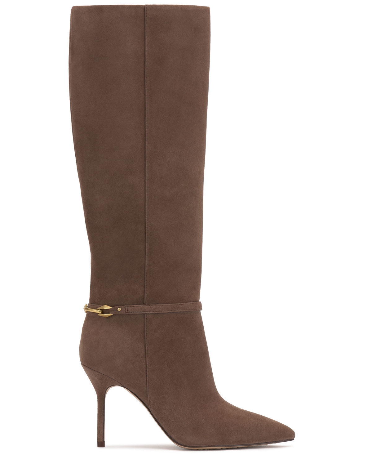 Vince Camuto Mirtha Pointed Toe Knee High Boot In Brown